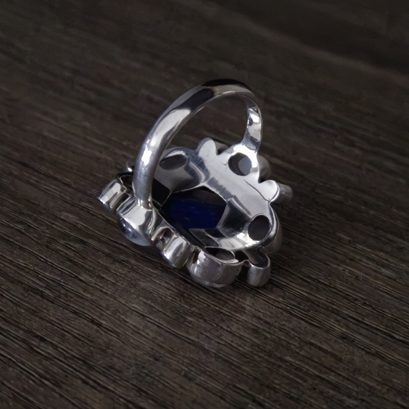 Nicky Butler Lapis and Moonstone Ring - Picture 5 of 14